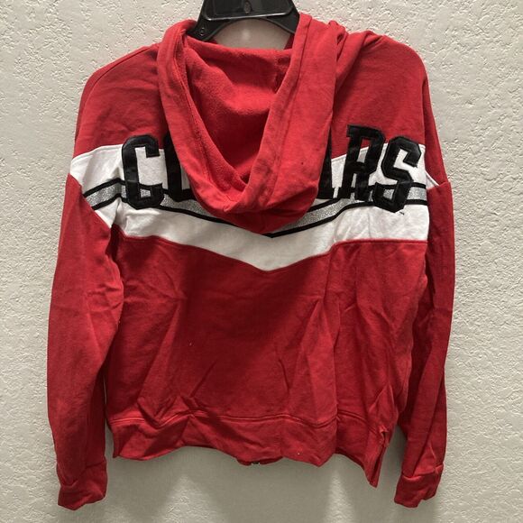 PINK with 5th ocean UH Houston Cougars red full zip Hoodie | Embroidered | Small - Picture 4 of 9